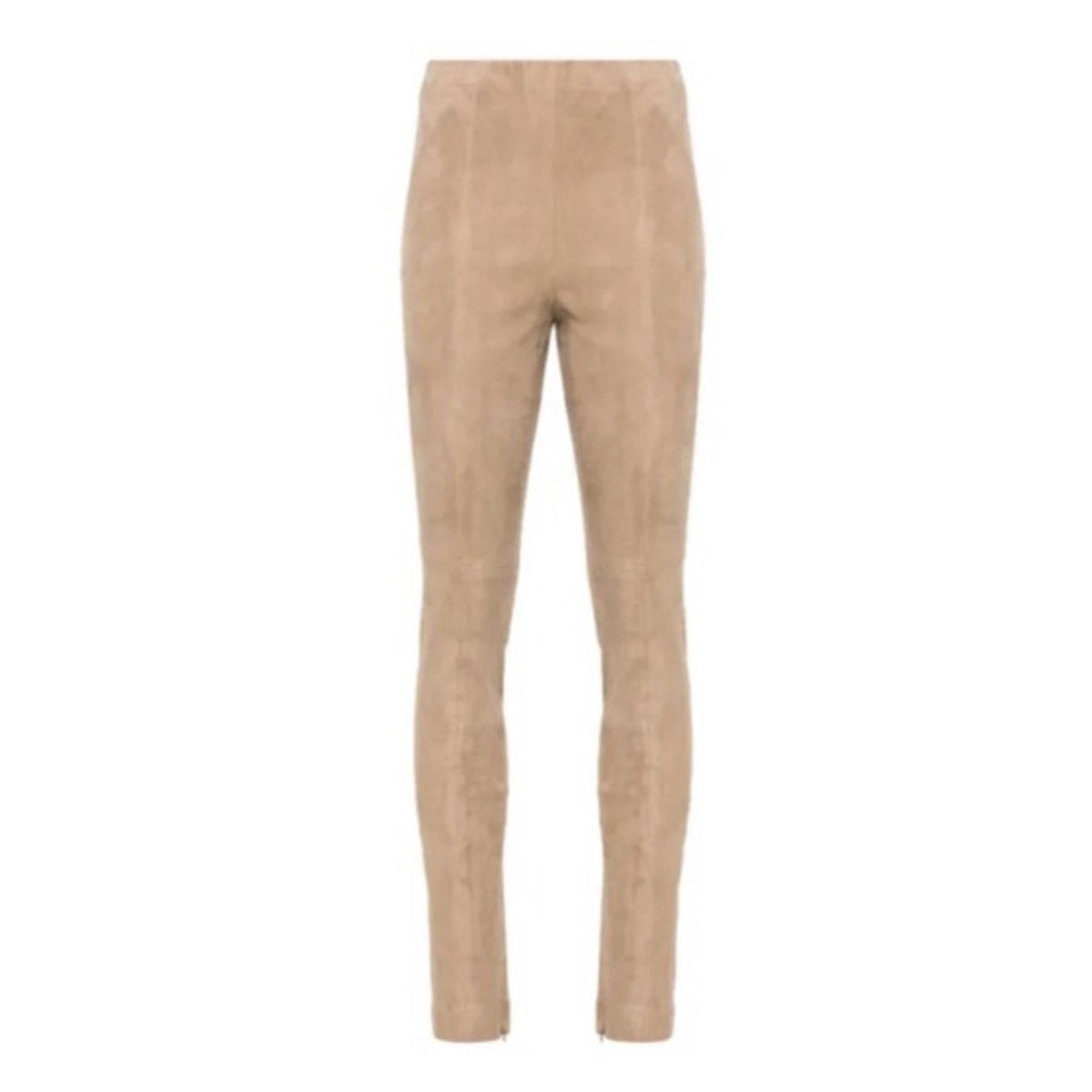 Polo Ralph Lauren Paneled Suede Leggings in Tan, Size S, NWT Retail $998