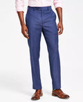 Lauren Ralph Lauren Men's Classic-Fit UltraFlex Stretch Suit Pants  Color Blue Birdseye W32xL30