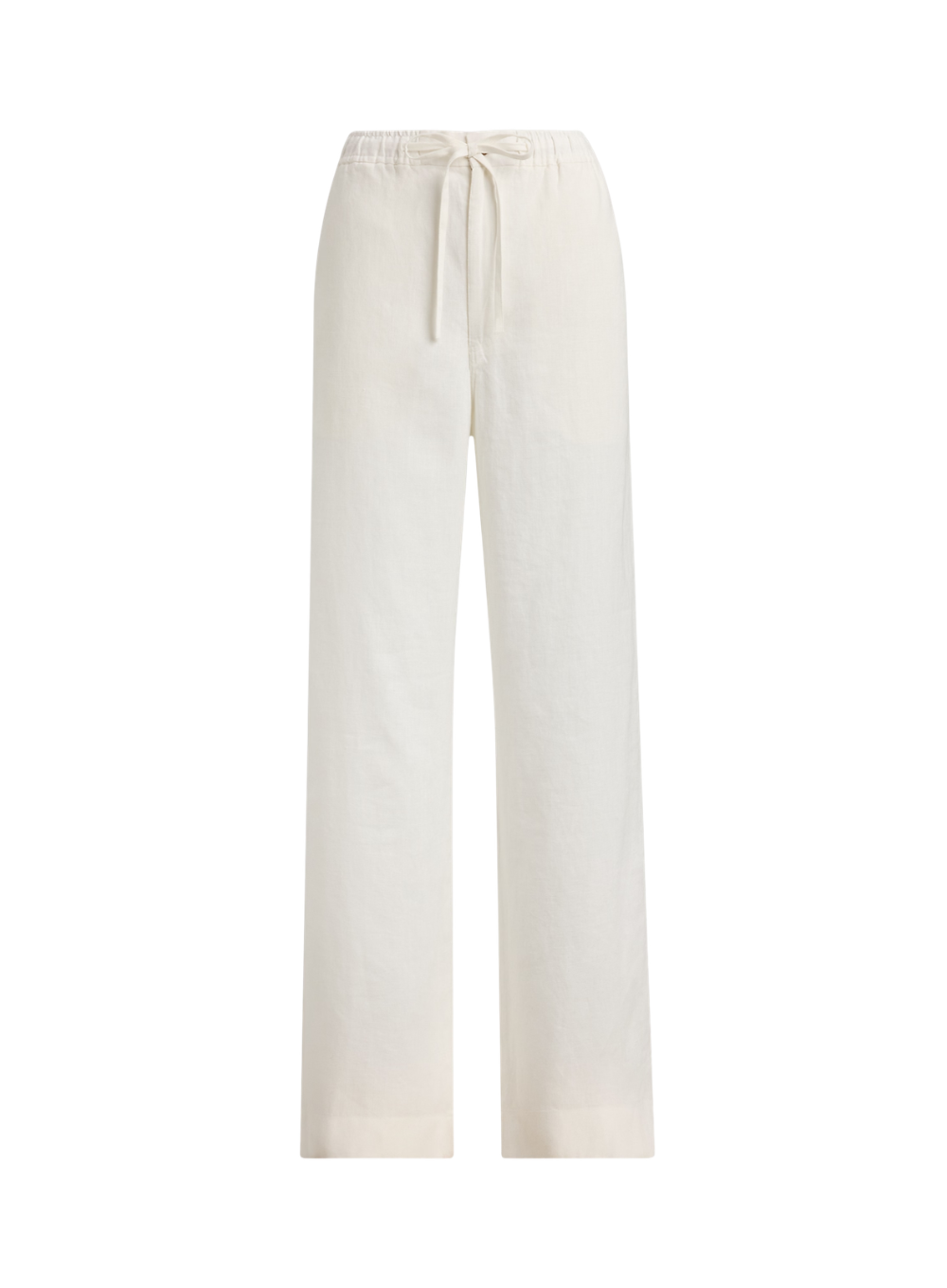 RALPH LAUREN LINEN WOVEN WIDE LEG PANT