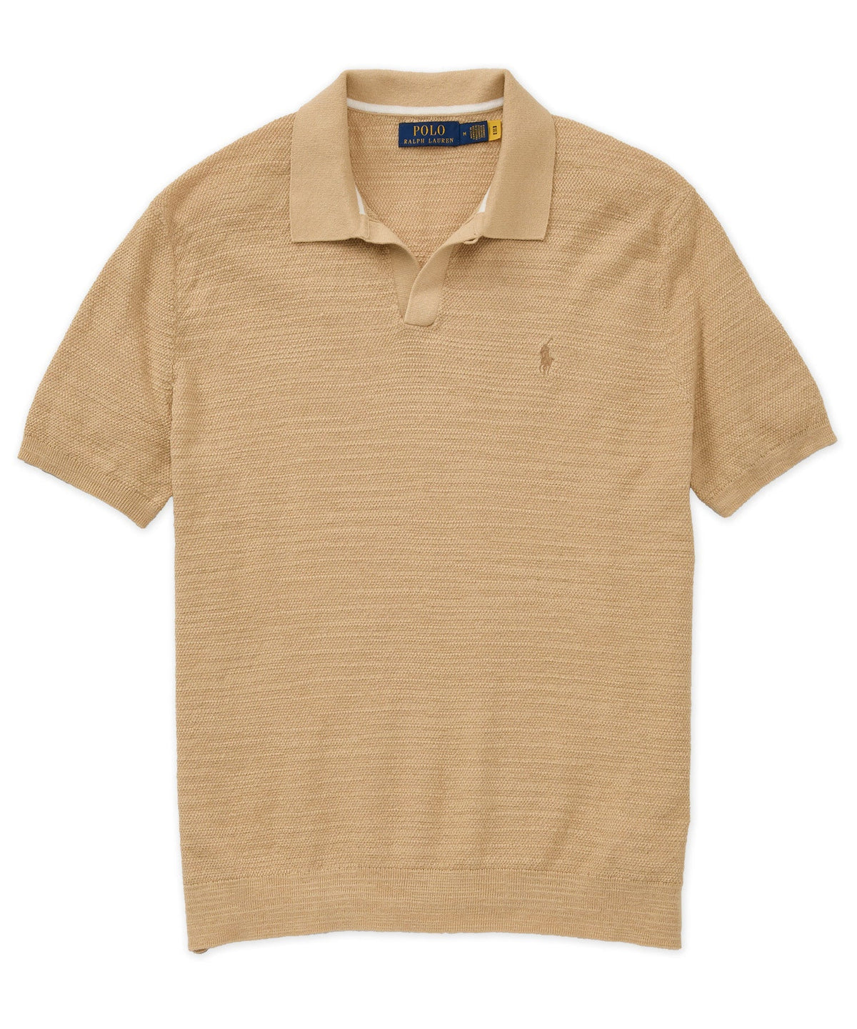 Polo Ralph Lauren Short Sleeve Cotton Linen Polo Sweater