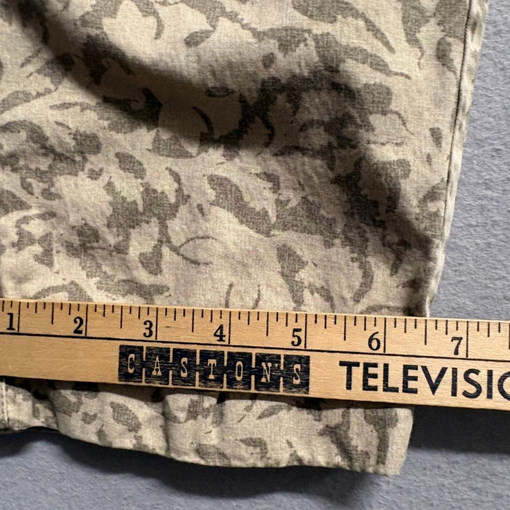 Lauren Jeans Co Ralph Lauren Pants Womens 4 Beige Floral Print Cotton Chino