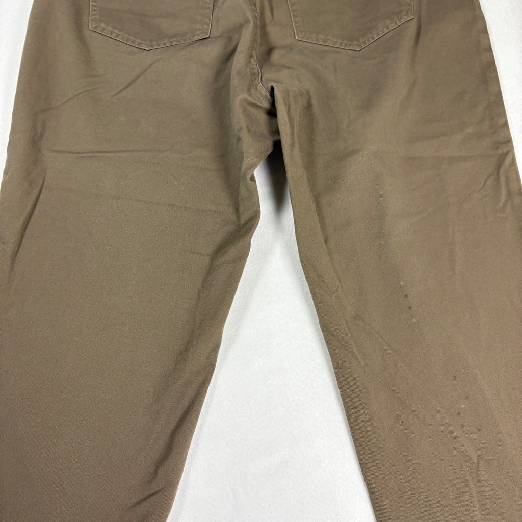 Ralph Lauren Womens Jeans 12 Brown Straight Leg 100% Cotton Vintage Y2K