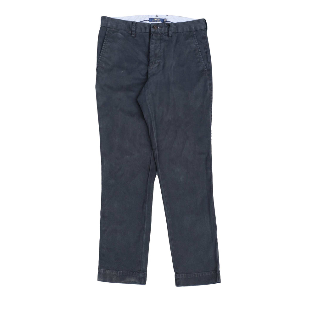 POLO RALPH LAUREN Chino Trousers Black Womens UK6