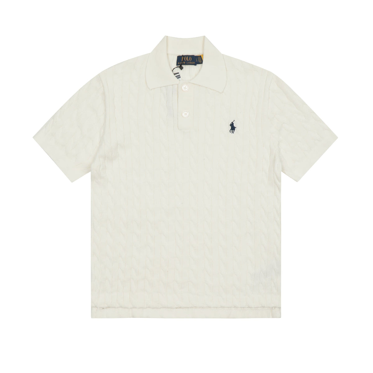 Ralph Lauren Knitted sweaters Ralph Lauren Knitted Short Sleeved Shirt POLO Lapel Knitted Short Sleeve Small Twist Lapel T-Shirt