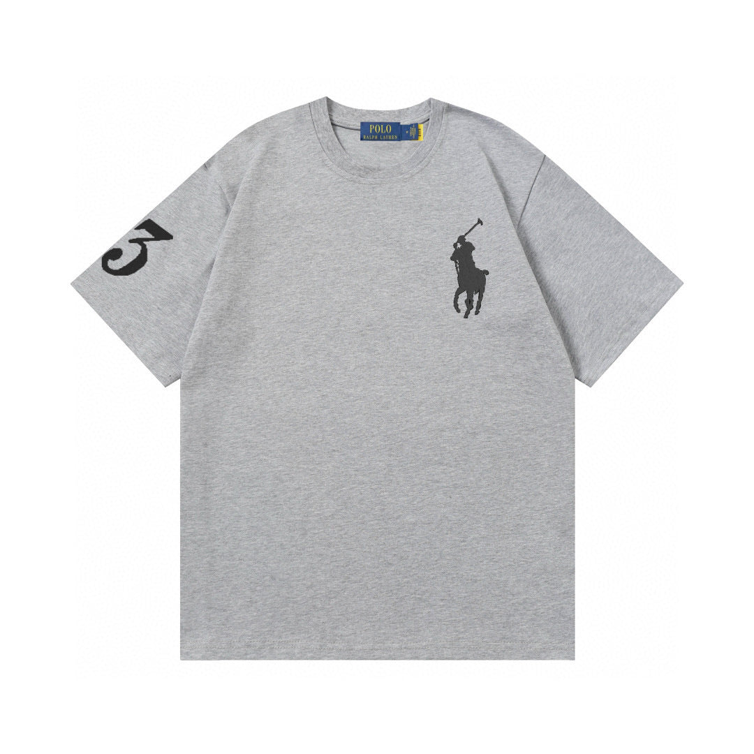 Ralph Lauren T Shirts Summer Cotton Short Sleeves