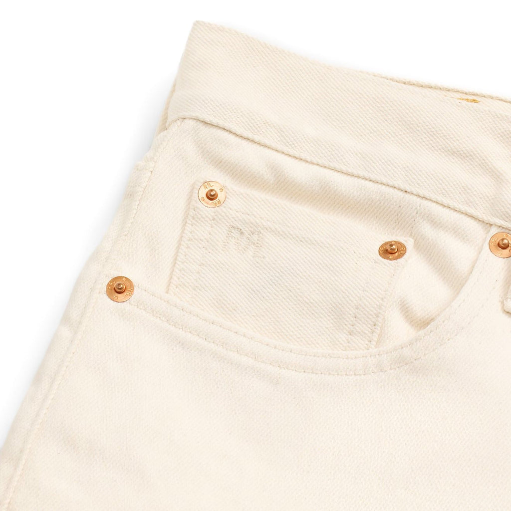 RRL By Ralph Lauren Womens Straight Leg Full Length Straight Seeded Natural