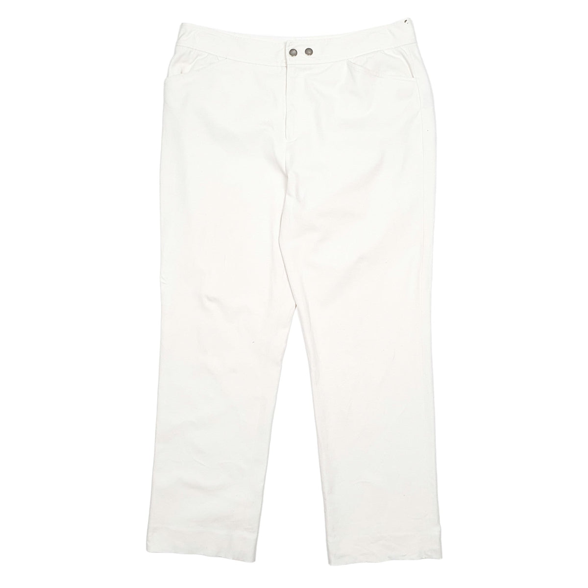 Womens Ralph Lauren Stretch Fit Cream Chino Cotton Blend  Trousers UK14