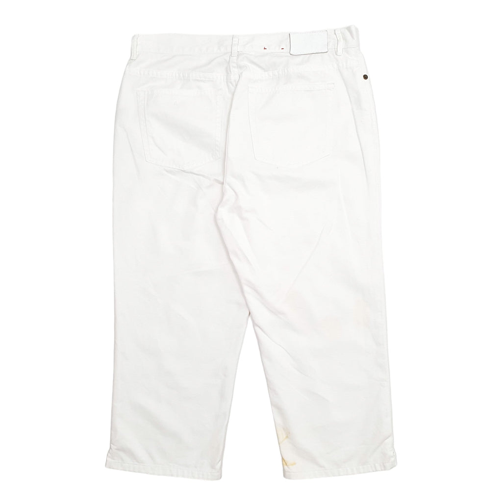 Womens Ralph Lauren White Chino Cotton  Trousers UK14