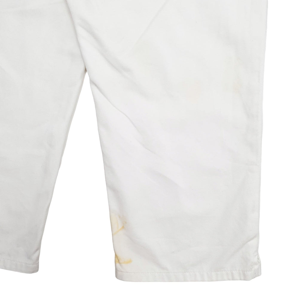 Womens Ralph Lauren White Chino Cotton  Trousers UK14