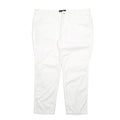 Womens Ralph Lauren White Chino Cotton  Trousers UK20