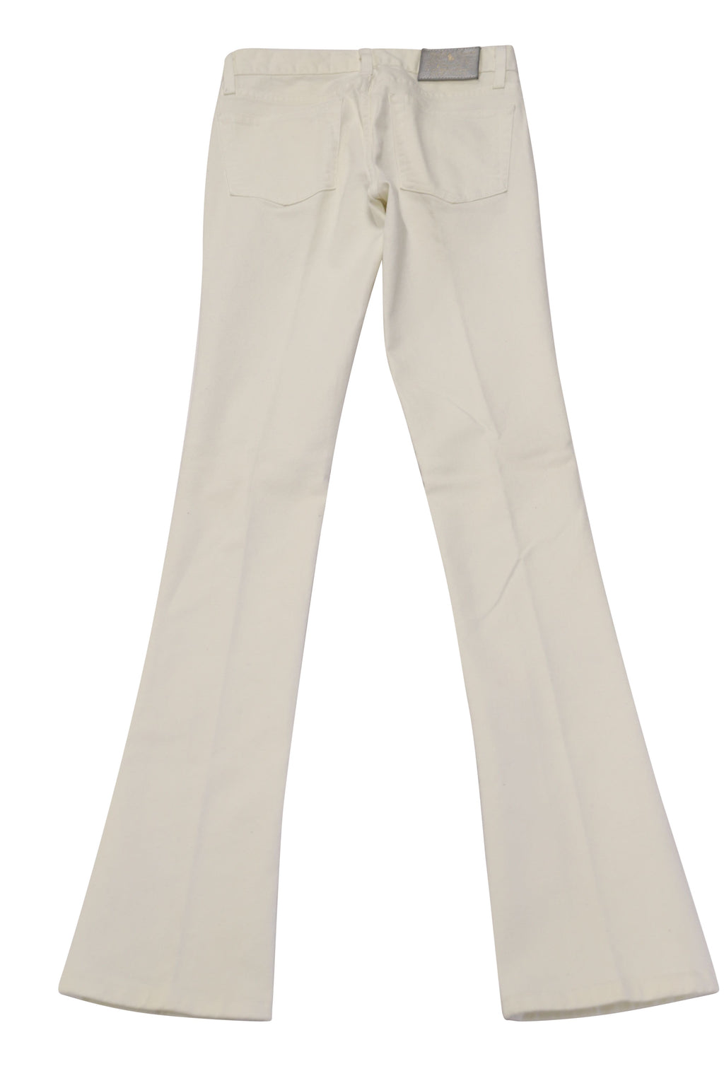 Women's Ralph Lauren Wide Leg Pants in White Cotton