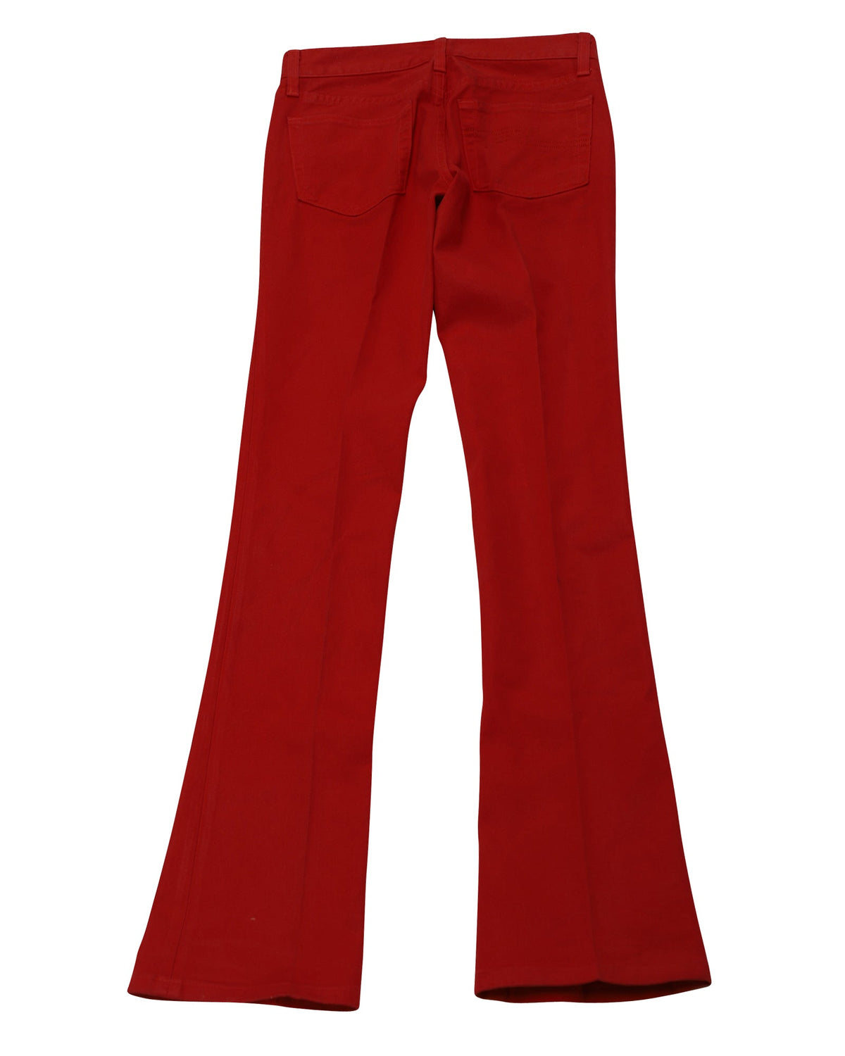 Women's Ralph Lauren Wide Leg Jeans in Red Cotton