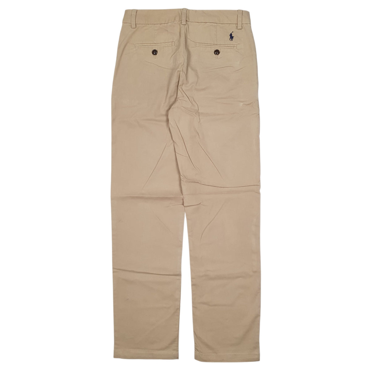 POLO RALPH LAUREN Straight Pant Chino Trousers Beige Womens UK4